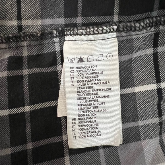 Black Plaid Shirt - Picture 5 of 7